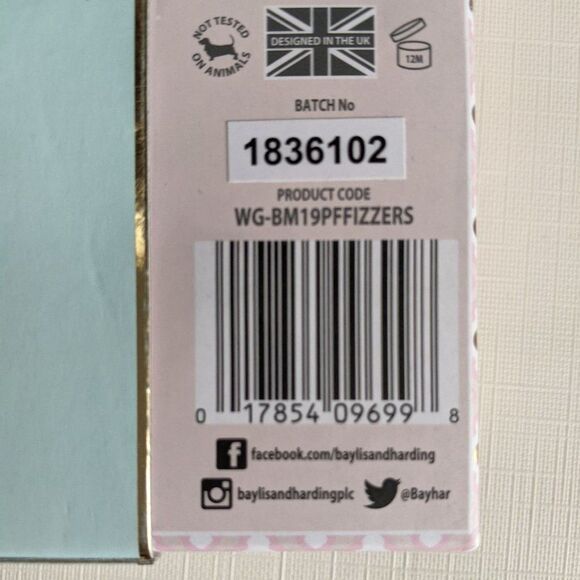Baylis & Harding Bath Bombs Fizzer Pink Fizz & Elderflower Limited Edit Gift Set - Picture 4 of 5